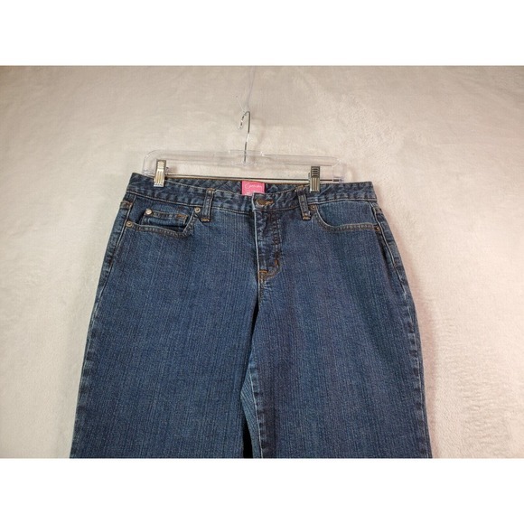 Cassidy The Limited Bootcut Jeans Womens Size 12 Blue Denim Pockets Flat Front - Picture 4 of 9